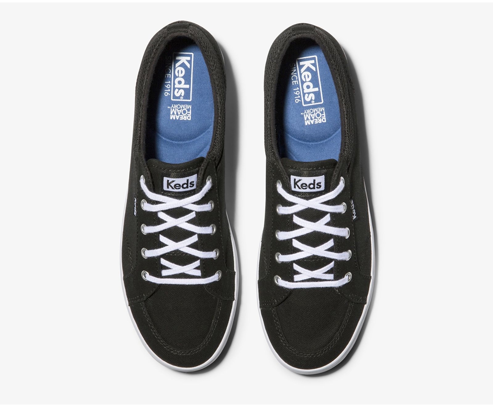 Tenis Keds Mujer Negros - Center - 7243-VCJWI